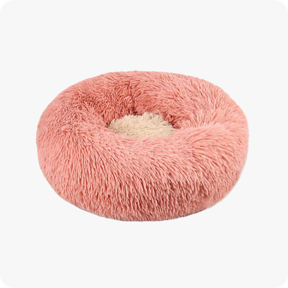 뚜까닷컴 반려동물 강아지 뚜까 소프트 도넛 쿠션, 핑크 S 1개 (뚜까방석)