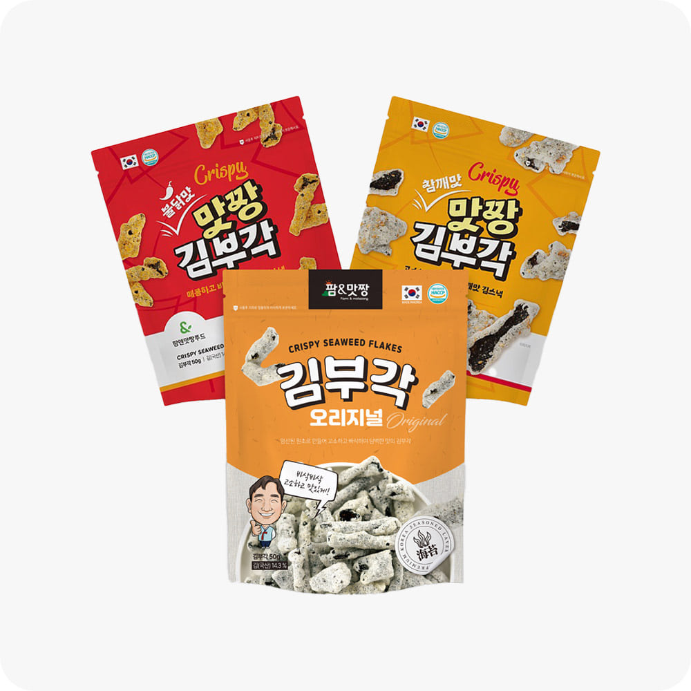 스위트영 맛짱 김부각 김스낵 참깨맛, 50g 5번들 (김부각)
